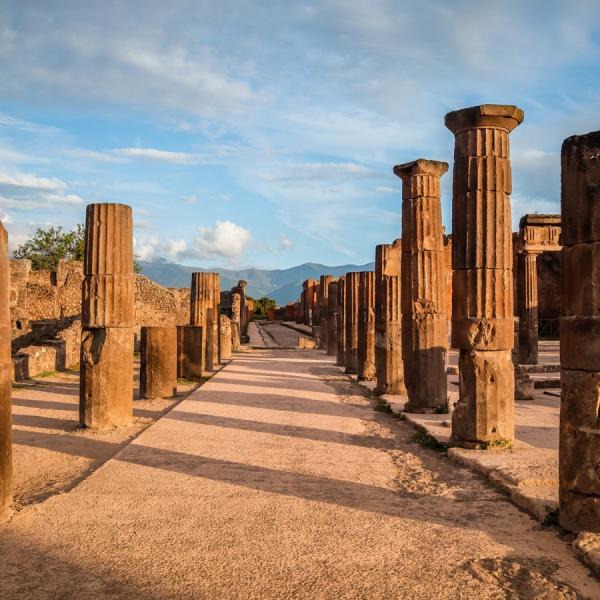 Historic Excursion in Pompeii and Herculaneum